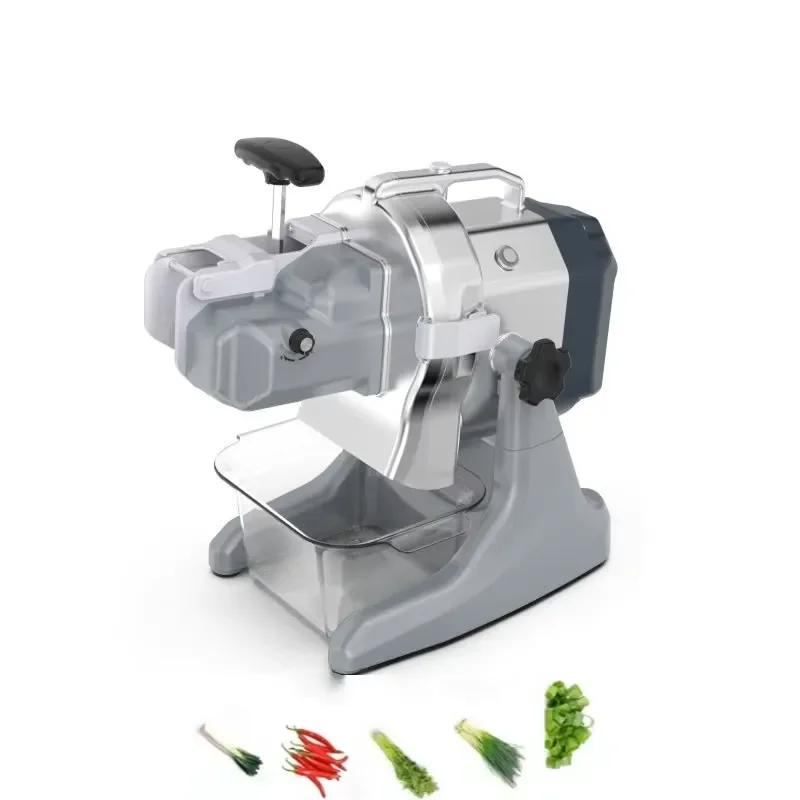 Automatic Commercial Small Stainless Steel Vegetable Chopper Slice Machine New Green Onion Cutter Fruit Cabbage Shredder