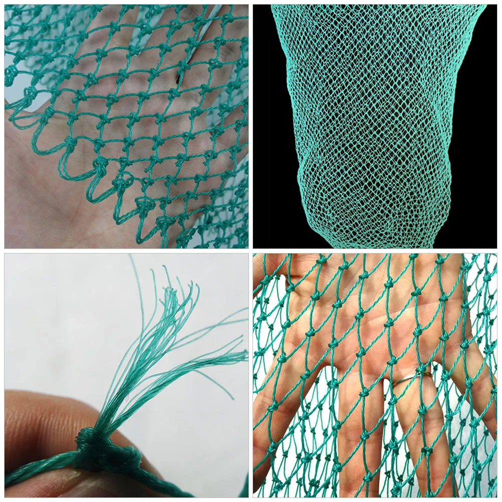 

1pc Fishing Landing Replacement Large Fish Catching Net Thickened Nylon Mesh Portable Outdoor Fishing Supply Multi-Use Fish