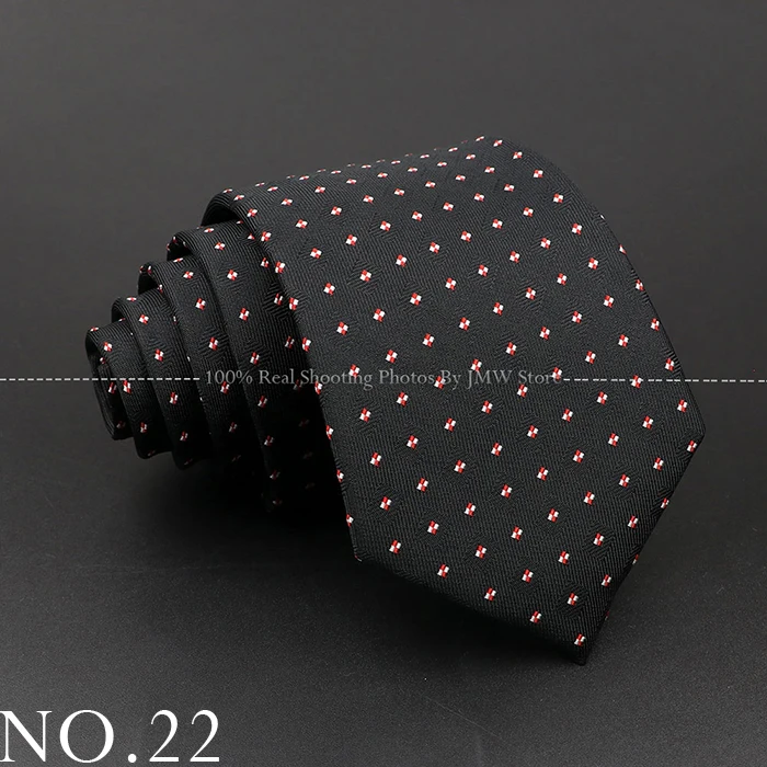 Neue Design Hochzeit Männer Krawatte Schwarz Solide Gestreiften Paisley Blume Krawatten Männer Business Dropshipping Bräutigam Kragen Zubehör Geschenk – Detail 22
