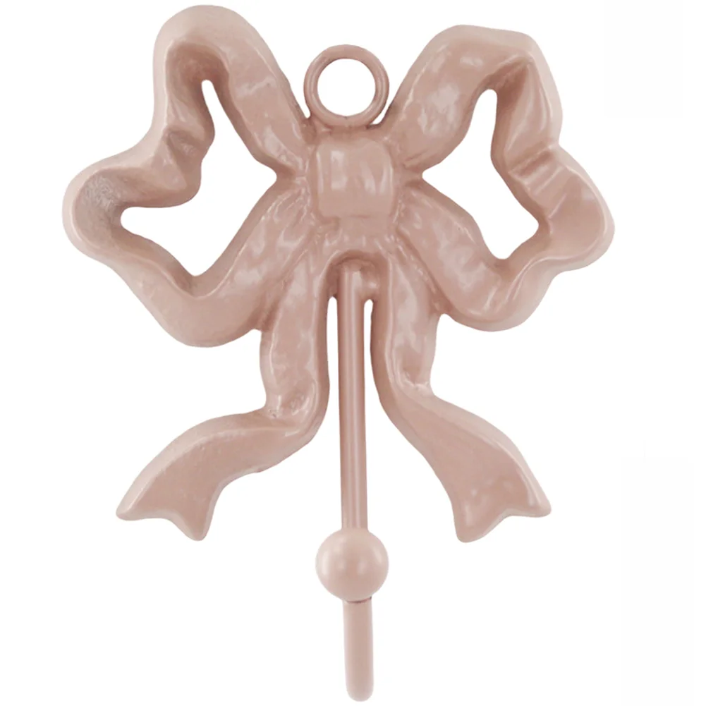 Wall Mounted Bow Iron Hook for Keys Clothes Bags Towels Designed for Indoor Use in Living Room Bedroom Bathroom