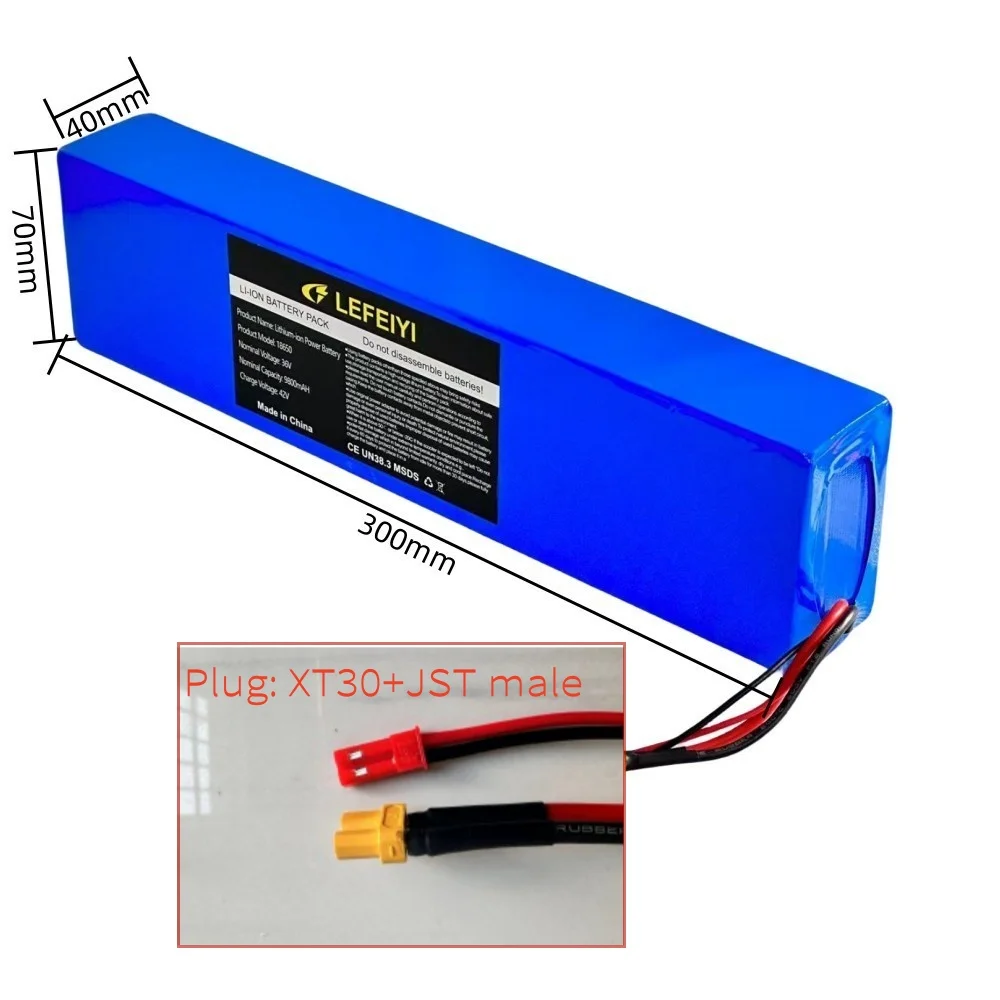 36V9.8AH for AOVO, AOVOPRO, Kamukai And SmartOne Electric Scooter Battery 10S3P