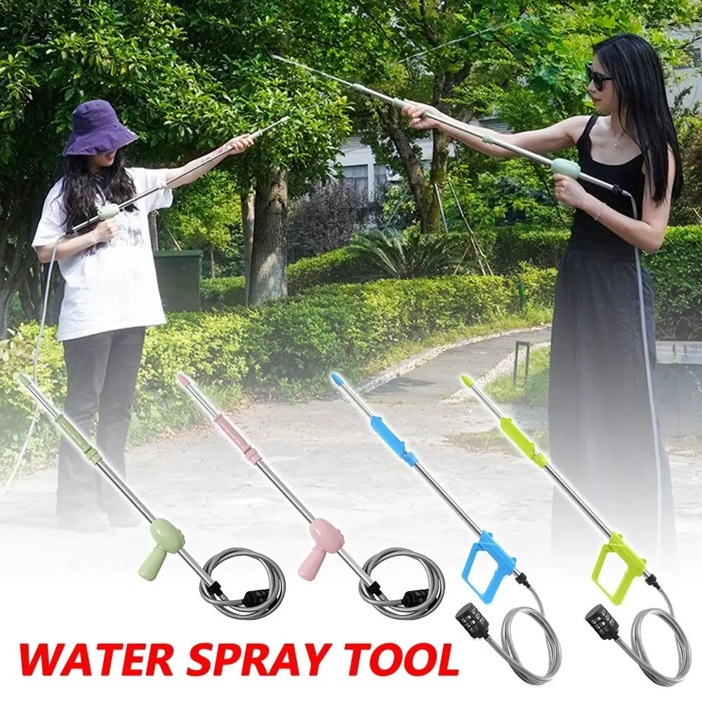 

Summer Water Spray Tool Pull Type High-pressure Water Play Toys Long Range Water Splashing Pulling for Water Splashing Festival