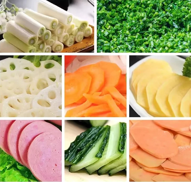 Factory Hot Sale Multi-function Commercial Vegetable Fruit Slicer Machine Potato Dicer Cutting Machine