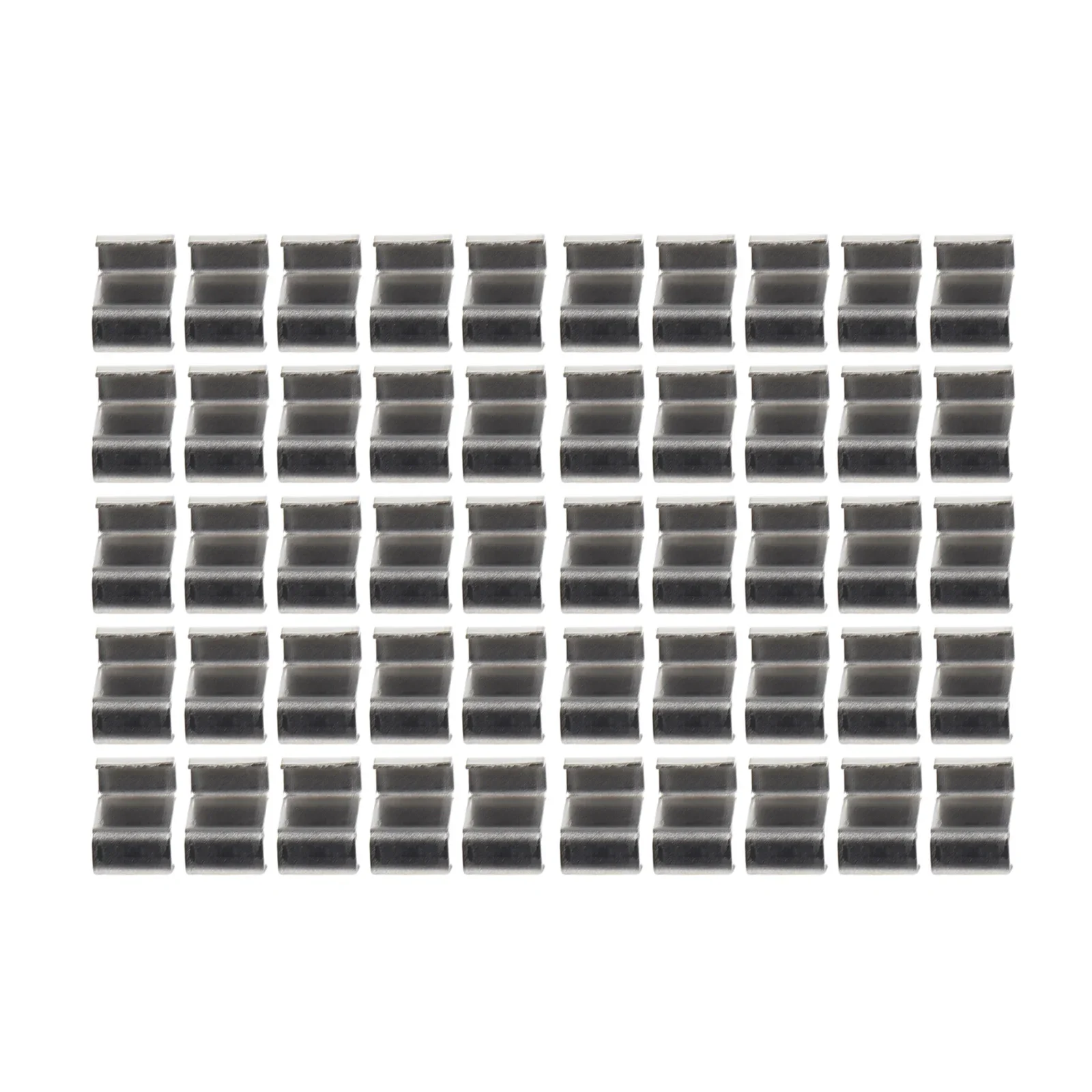 25/50/100pcs Serre Vitrage Clips Z Type Pinces à Verre En Acier Inoxydable En Métal Accessoires De S