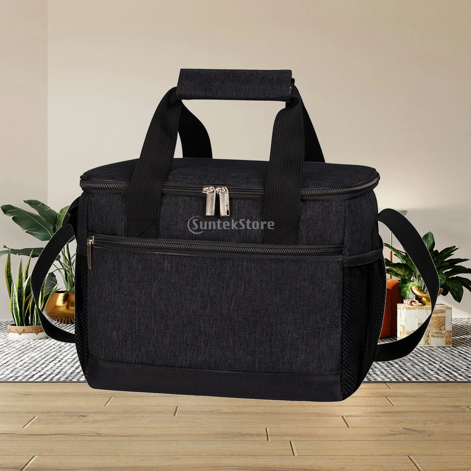 Insulated Cooler Bag Sturdy Cooler Bag with Shoulder Strap Lightweight Leak-Resistant for Outdoor Activities, Picnics