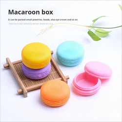 6 PCS/Set Mini Macaron Box Travel Portable Jewelry Organizer Box Beads Organizer Eye Cream Dispensation Box Cute Candy Color