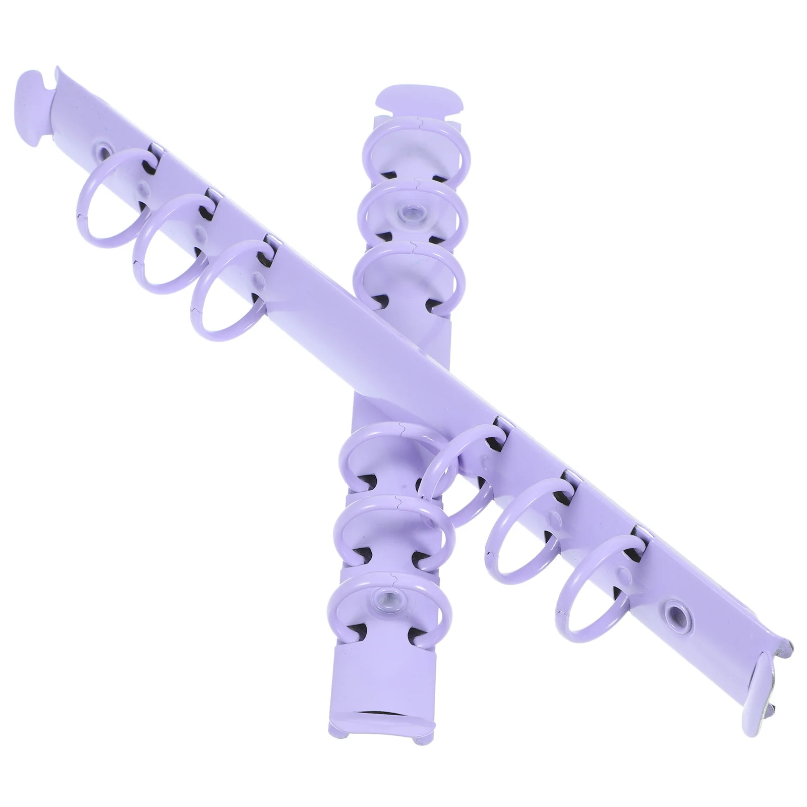 

2Pcs Metal Binder Mechanism Clips Lightweight Loose Leaf Notebook Binder Spine Inserts Planner DIY Binding Organizer