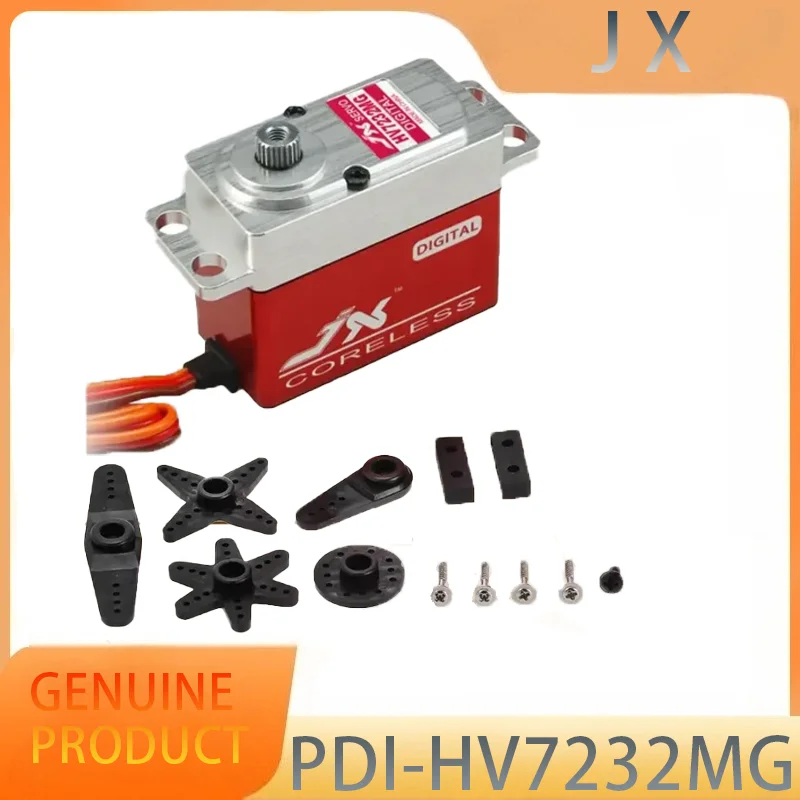 JX Servo PDI-HV7232MG Servo digitale ad alta tensione da 30 kg con coppia elevata da 180 gradi per modello di aereo per elicottero RC