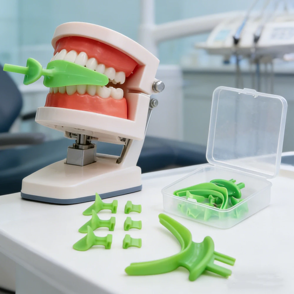 

Dental Bite Trays 7Pcs Full Arch Reusable for Occlusal Record Centric Relation Denture Lab