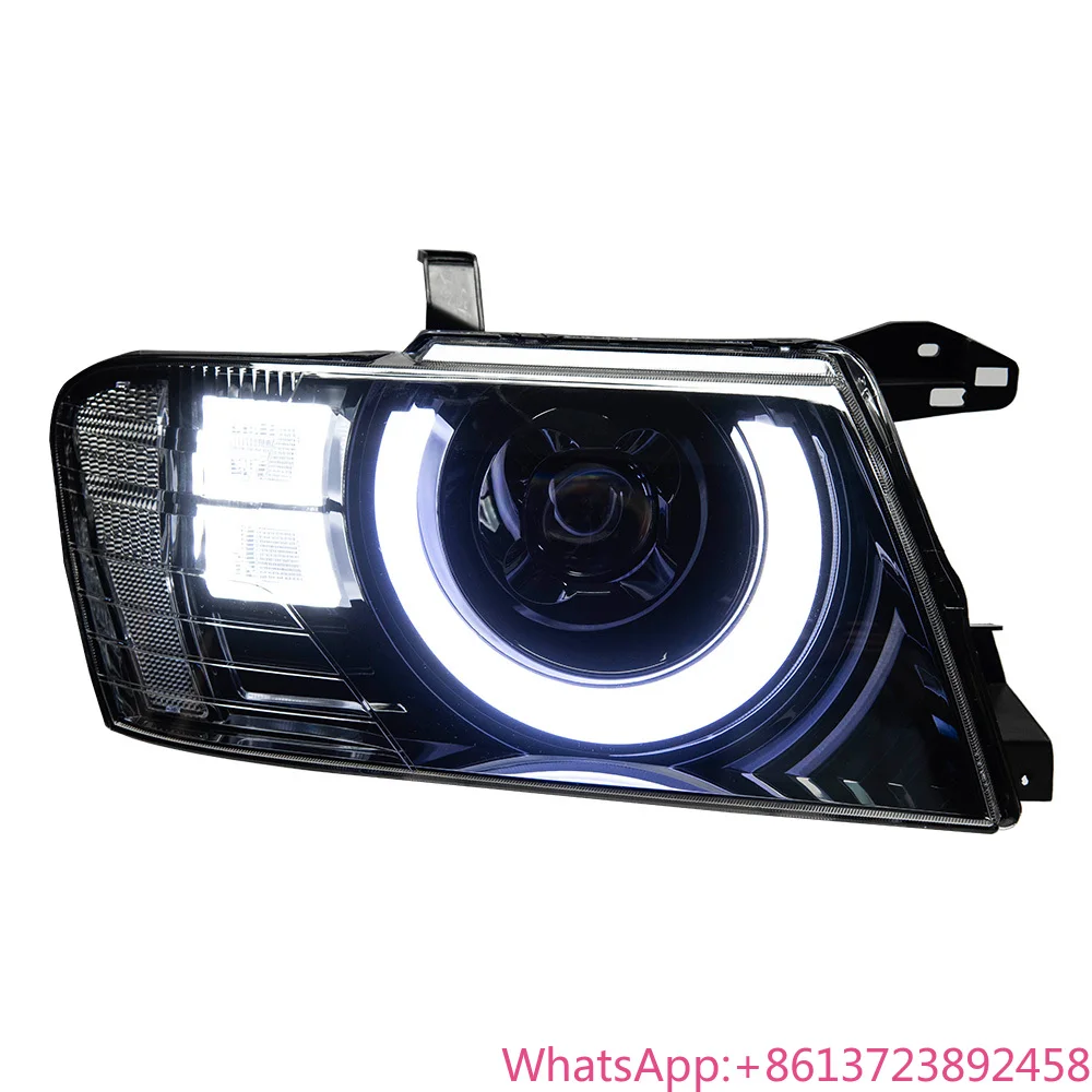 

AKD Car Model for Mitsubishi Pajero V73 LED DRL Dynamic Signal High and Low Beam Day Running Light DRL Light Auto Lamps