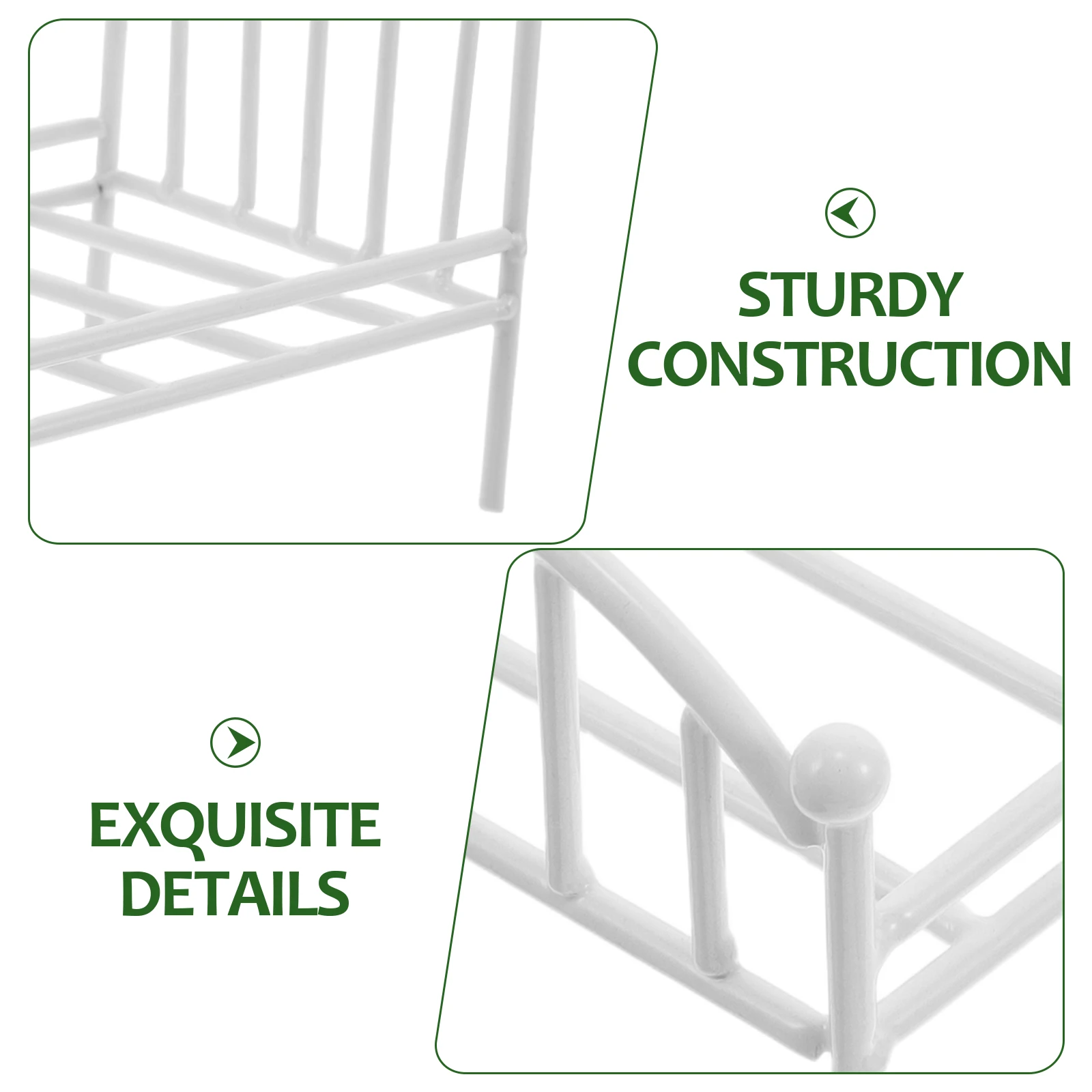 1 szt. Mały Stojak na Doniczkę do Łóżka Podstawa Żelazna Domek dla Lalek Meble Miniaturowy Zestaw do Sypialni Akcesoria Dekoracyjne Wszechstronne