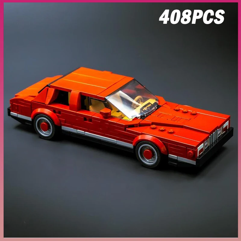 

408 шт. MOC-241563 суперкар ретро автомобиль классический спортивный автомобиль модель строительные блоки кирпичи игрушка для мальчиков Рождество для взрослых детей подарок