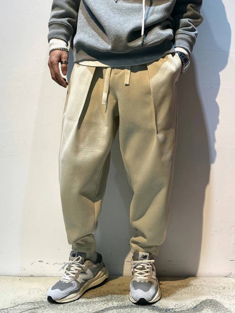 Winter Thiened Lose Herren Sport Jogginghose Reine Farbe Casual Harlan Hosen Jugendliche Vitali Sle Lange Hosen