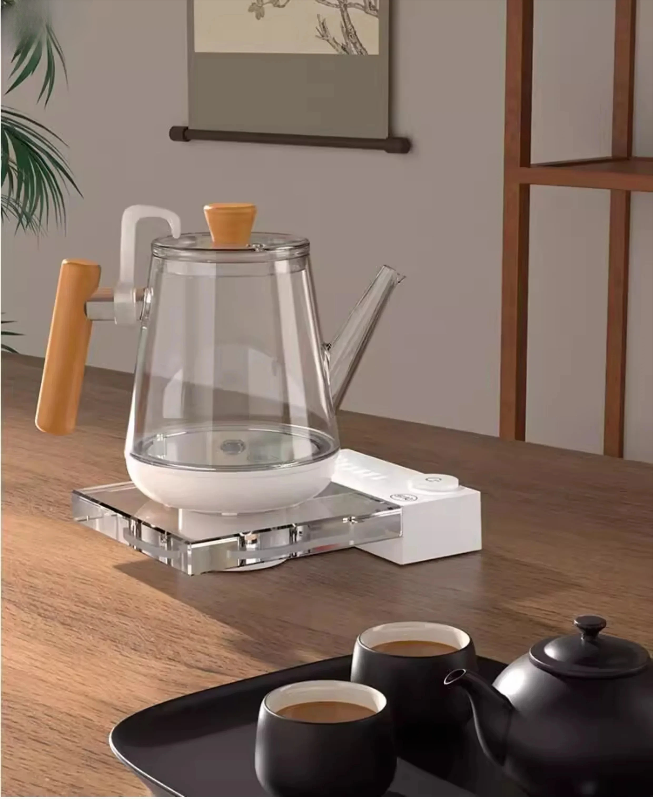 ZML kettle fully automatic water supply electric kettle special thermal insulation integrated tea set glass