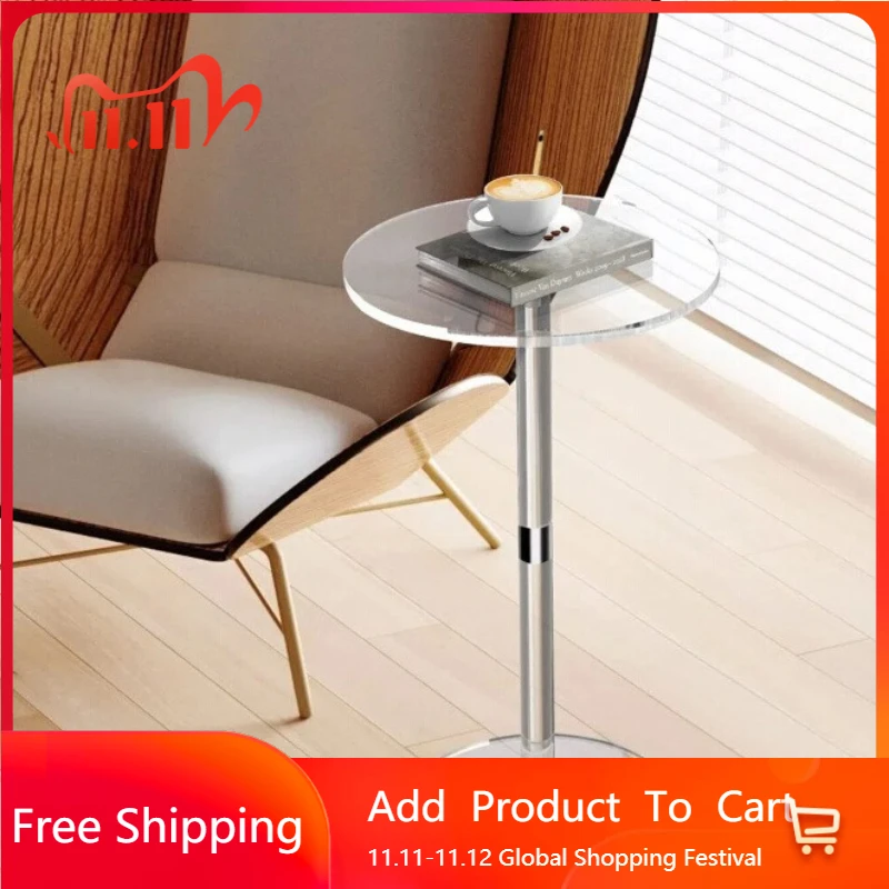 

Modern Simple Side Table Removable Aesthetic Clear Living Room Salon Coffee Table Designer Clear Unique Mesas Bajas Furniture