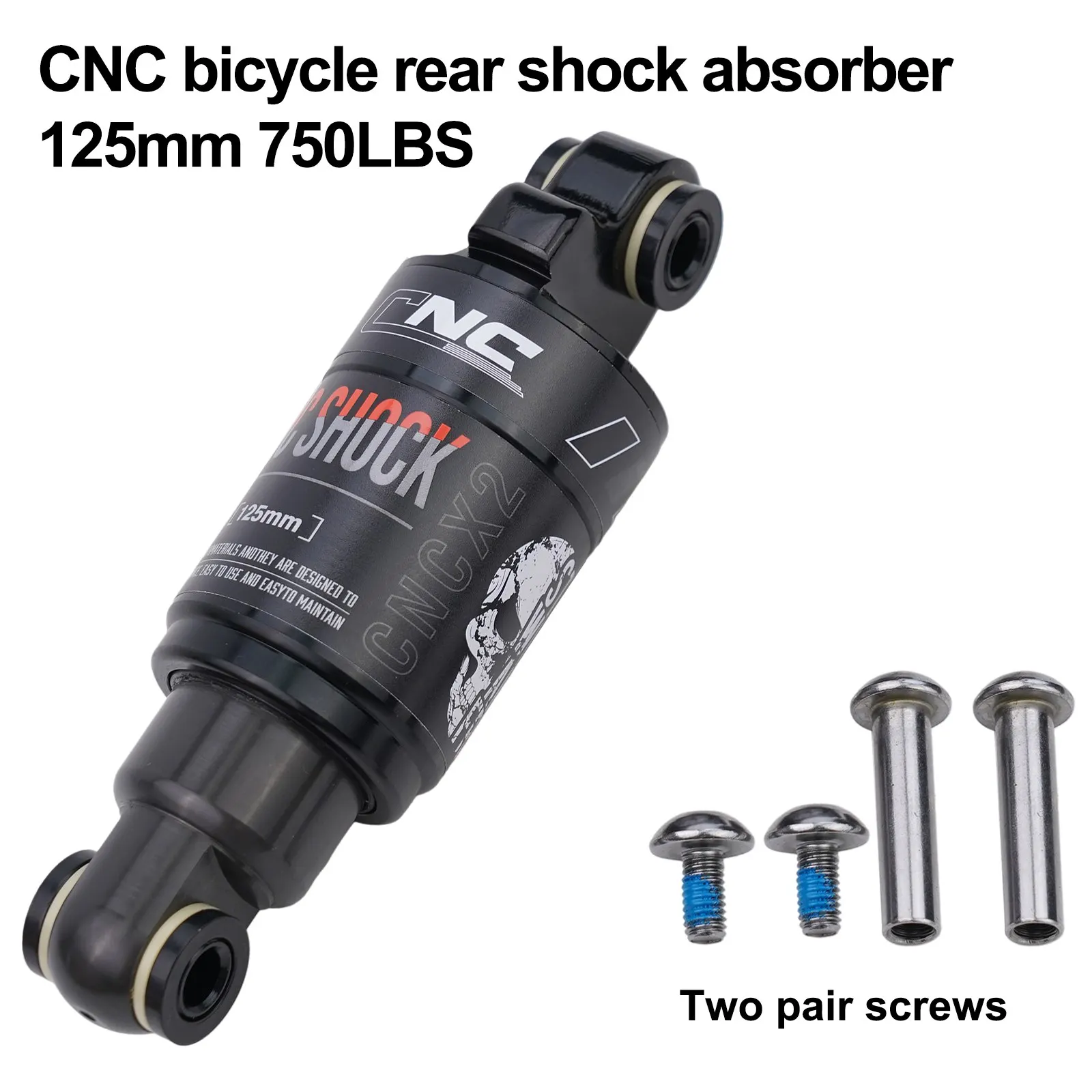 Bicycle Rear Shock 120-200mm Oil Spring Shock Absorber For Mountain Bike Downhill Bicycle Shock Absorber Cycling Accessories