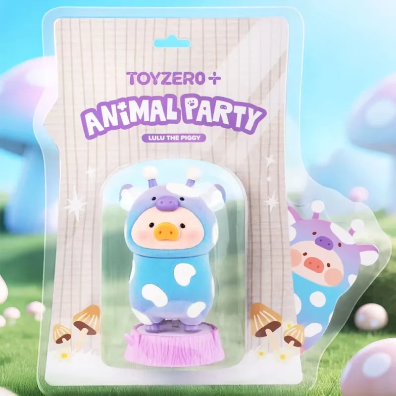Toyzero Lulu The Piggy Actiefiguren Fruitserie Dierenhangende kaartfiguren Trendy speelgoed Bureauornamenten Kawaii Collectiepop