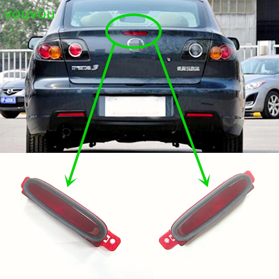 Car accessories body parts high position brake stop lamp BS1C-51-580 for Mazda 3 2004-2010 BK sedan 4 door