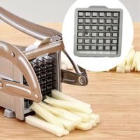 Stainless Steel Manual Potato Cutter Blade 36/64 Hole Square French Fries Slicer Blade Rust-proof Durable