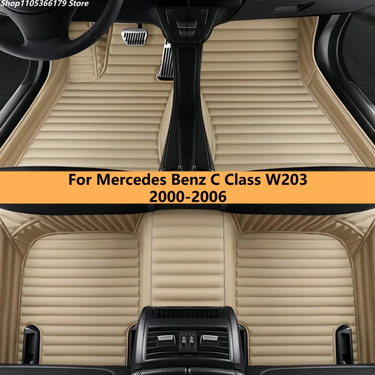 

Автомобильные коврики для Mercedes-Benz C-класса W203 2000-2006 годов, водонепроницаемые