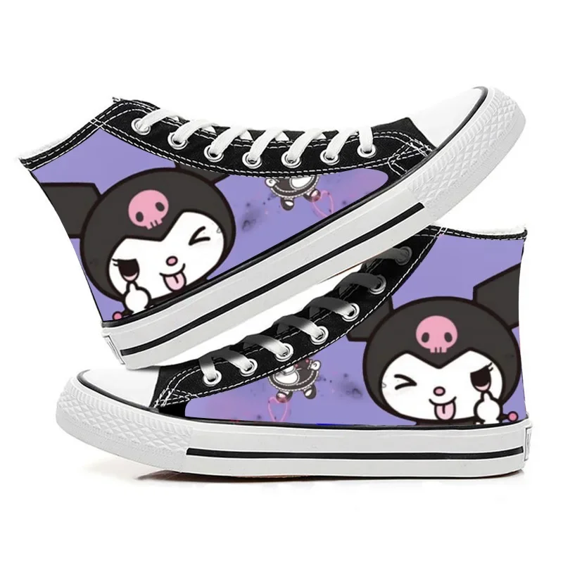 

women girls Kuromi Canvas Shoes soft sports shoes for girlfriend gift EU size 35-44