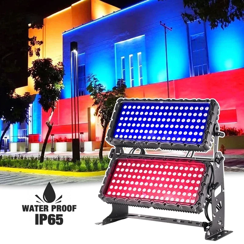 Waterproof Wall Washer Light Double LED City Color 1000w RGBW IP65 Outdoor Architectural Flood Wall Washer City Color Light