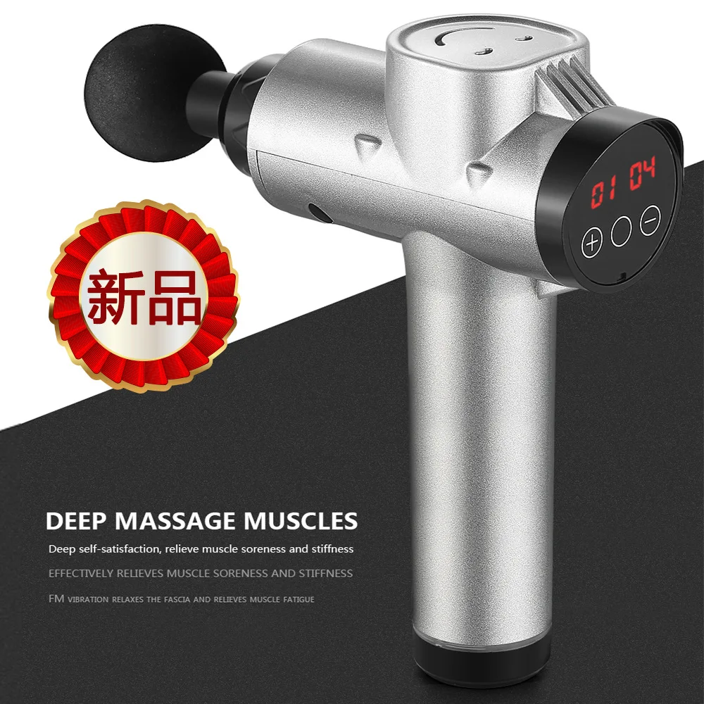 

Electric impact massage gun fascia gun muscle relaxer fascia gun mini fitness gun body massager