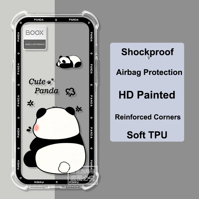 Para Boox P6 carcasa anticaída BooxP6 funda transparente de silicona TPU suave delgada para Boox Palma 2 carcasa a prueba de golpes para Boox Kant 2