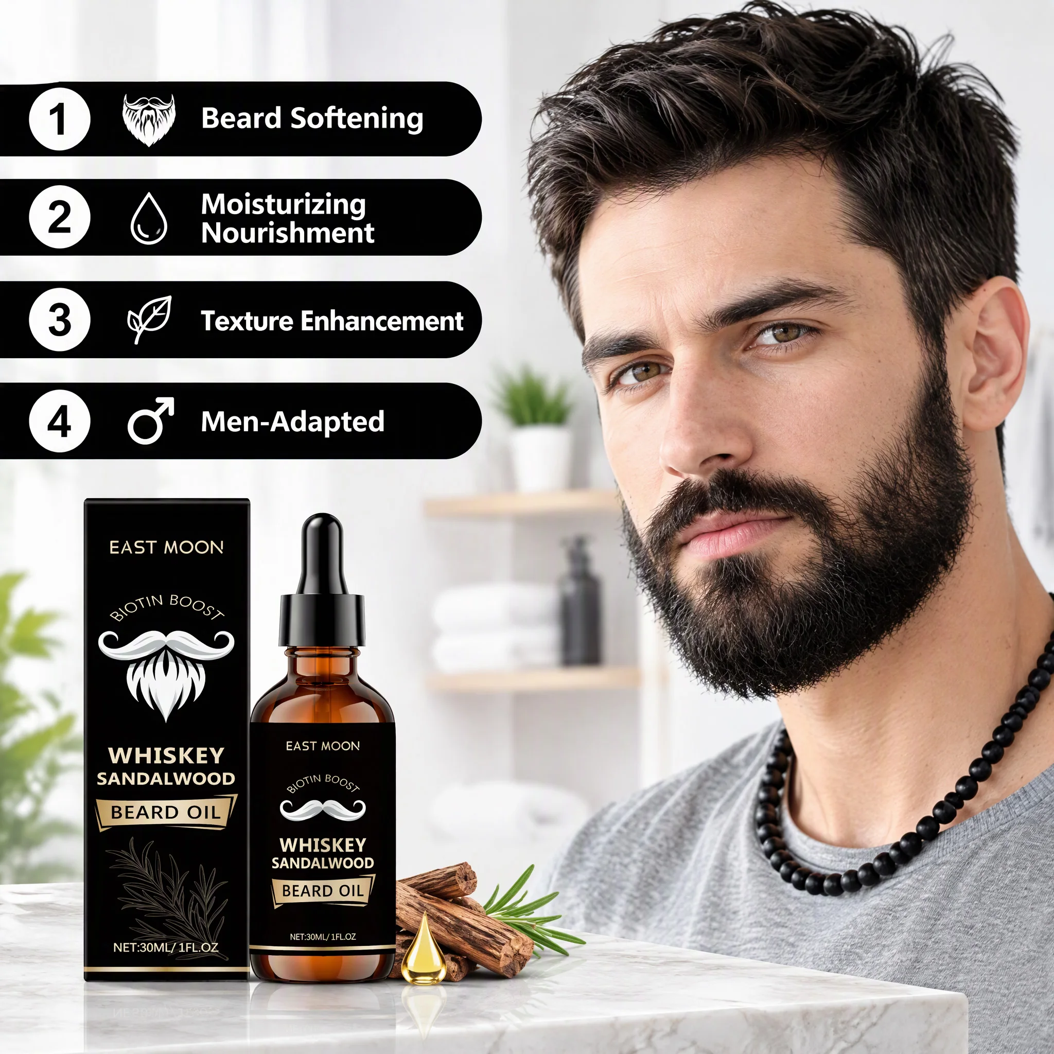 Beard Oil - Эфирное масло для ухода за бородой