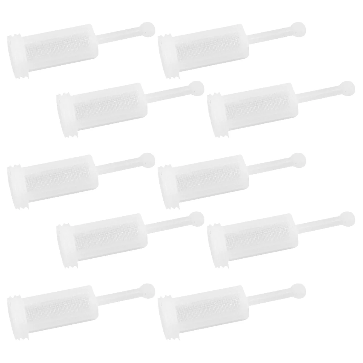 10 قطعة وعاء مرشح من البلاستيك قطر 11 مللي متر الطول الإجمالي 36 مللي متر يمكن أن يتكيف مع معظم المذيبات #1