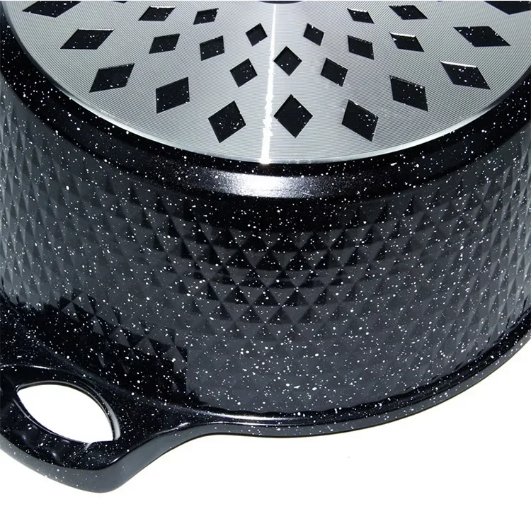 YYHC-Preço barato Cazarola Isolada Panela quente Panela antiaderente comakka de vidro