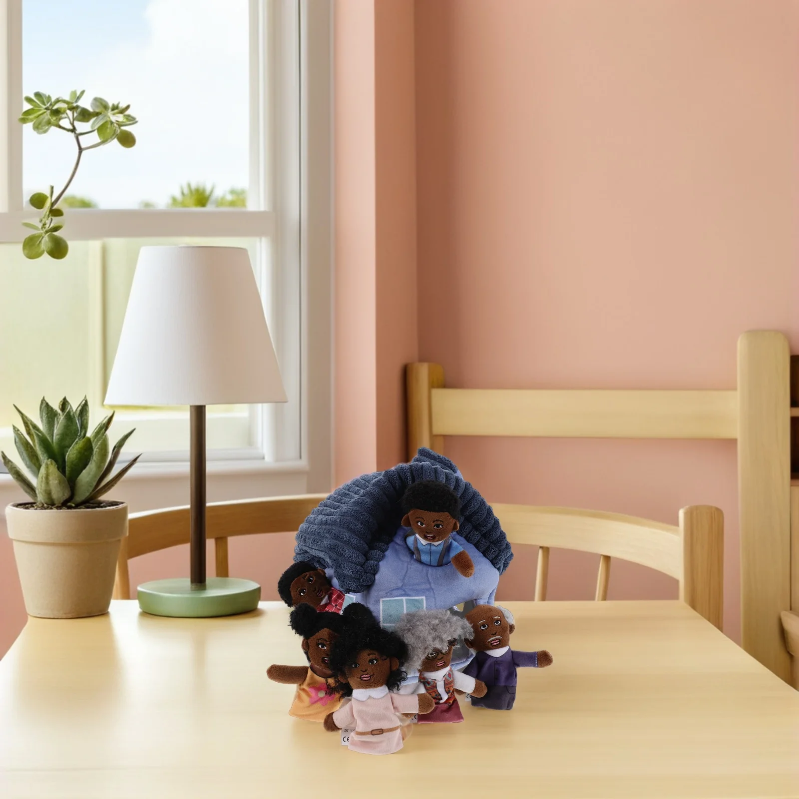 만화 손가락 인형 다채로운 동물 피규어 어린이를위한 조기 학습 도구 언어 발달 상상력 놀이 홈 스쿨