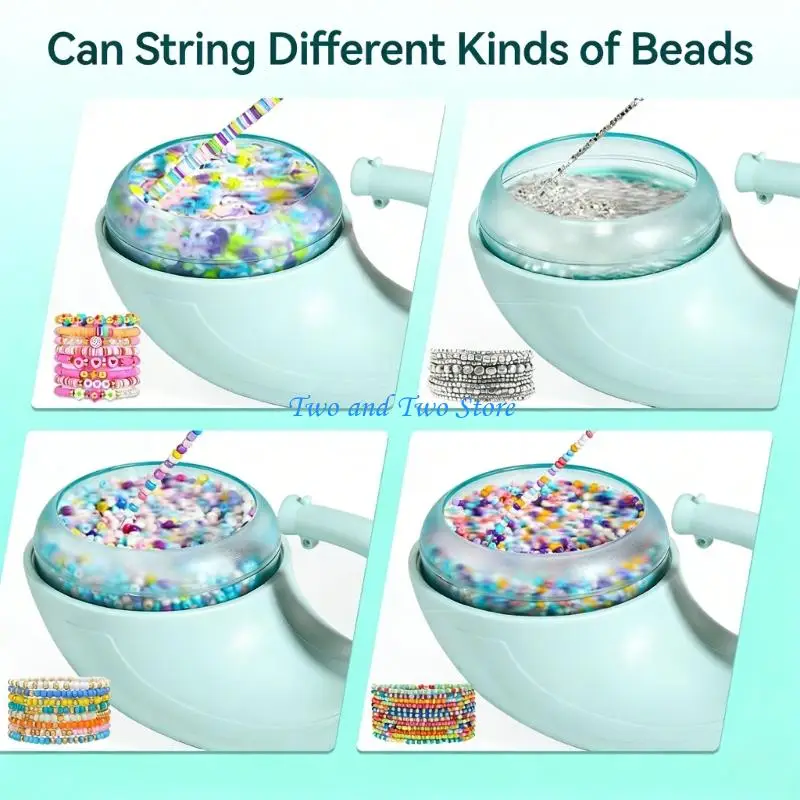 HX6F Beginner Friendly Automatic Bead Stringer Using USB Power for Effortless Jewelry Creation in Workshops and Home Setting
