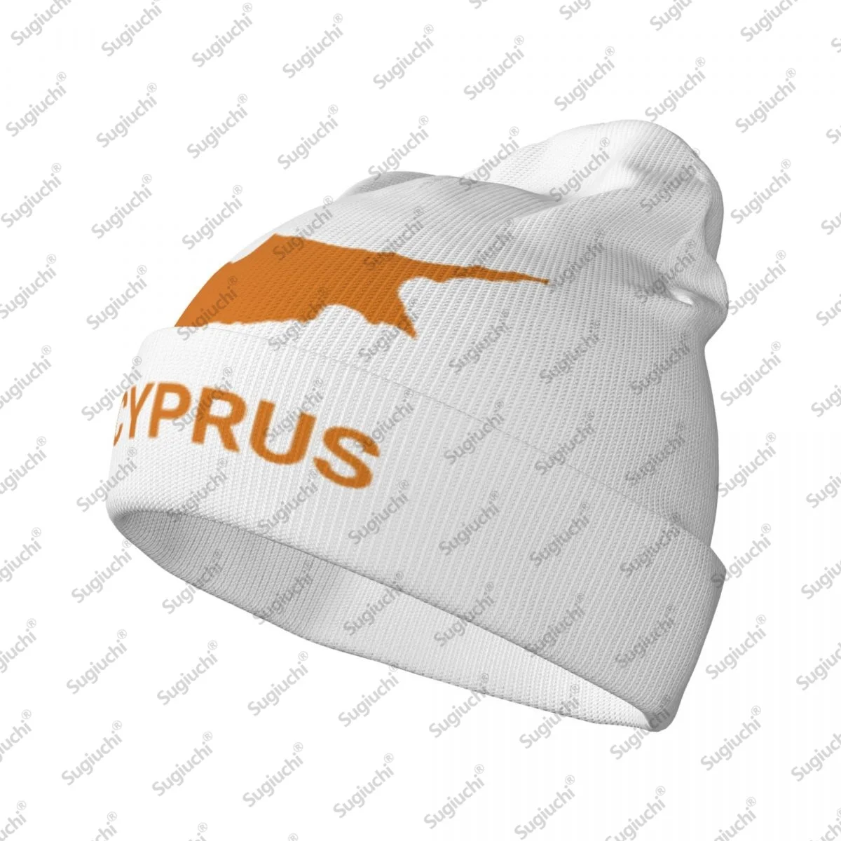 Beanie-Mütze mit Zypern-Flagge für Damen und Herren, modische Strickmütze, warme Wintermütze, weich, dehnbar, Ski-Beanie-Mütze, Unisex