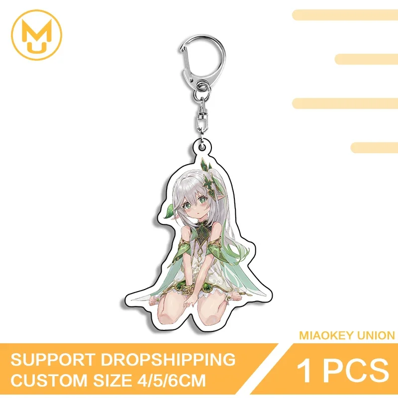 

Genshin Impact Nahida Loli Peripheral Acrylic Key Chains Cute Lightweight Hot Selling Accessories Multi Function Durable Keyring