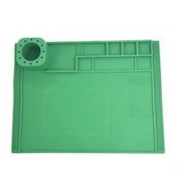 TOP Adsorption Soldering Mat Platform Heat-Resistant Magnetic For BGA Soldering Station Silicone Repair Pad 400X300mm