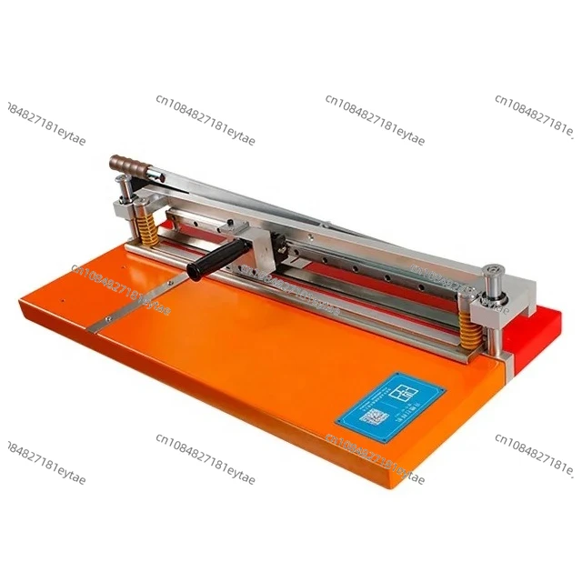 Hand Operated V-Grooving Machine, Portable Cardboard Gift Box Slotter, Grey Board Trenching Groover for Paper Box Making