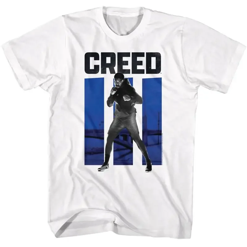 Creed 3 Boxing Movie Adonis Training Philadephia Bridge Background Men's T Shirt