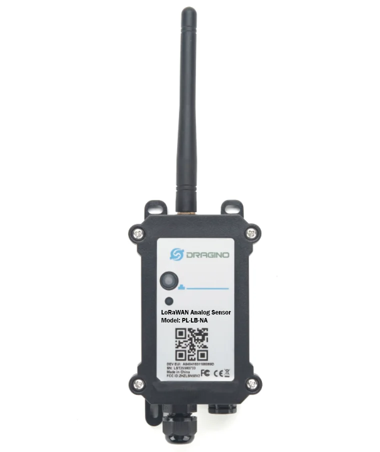 Sensor analógico LoRaWAN para solución inalámbrica, 0 ~ 20mA, entrada, PS-LB-NA