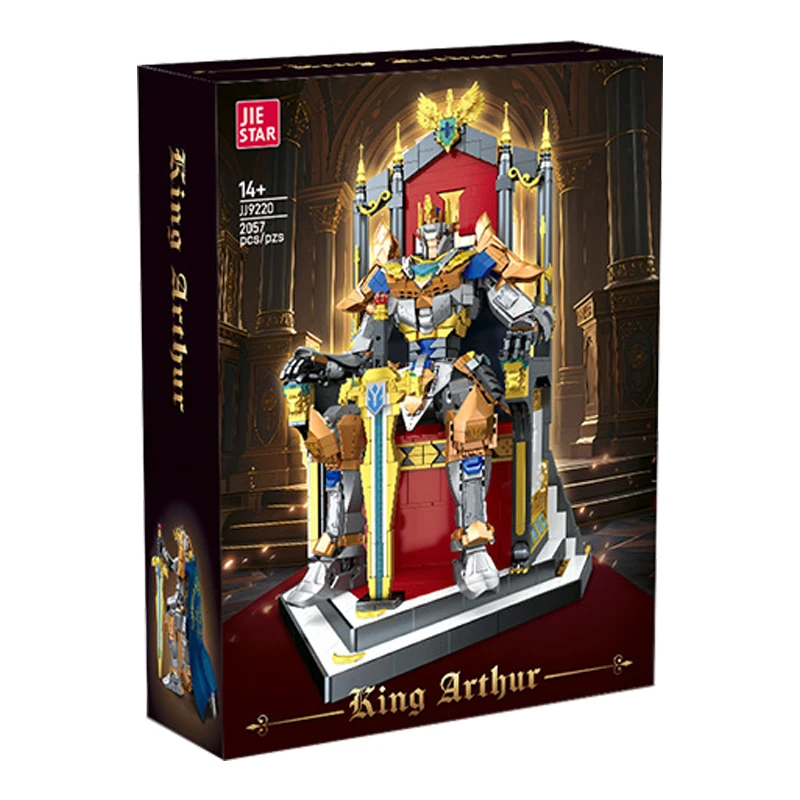 

IN STOCK jj9220 MOC King Arthur Building Blocks Model Knights of the Round Table Bricks Assembling Toys for Boys Christmas gift
