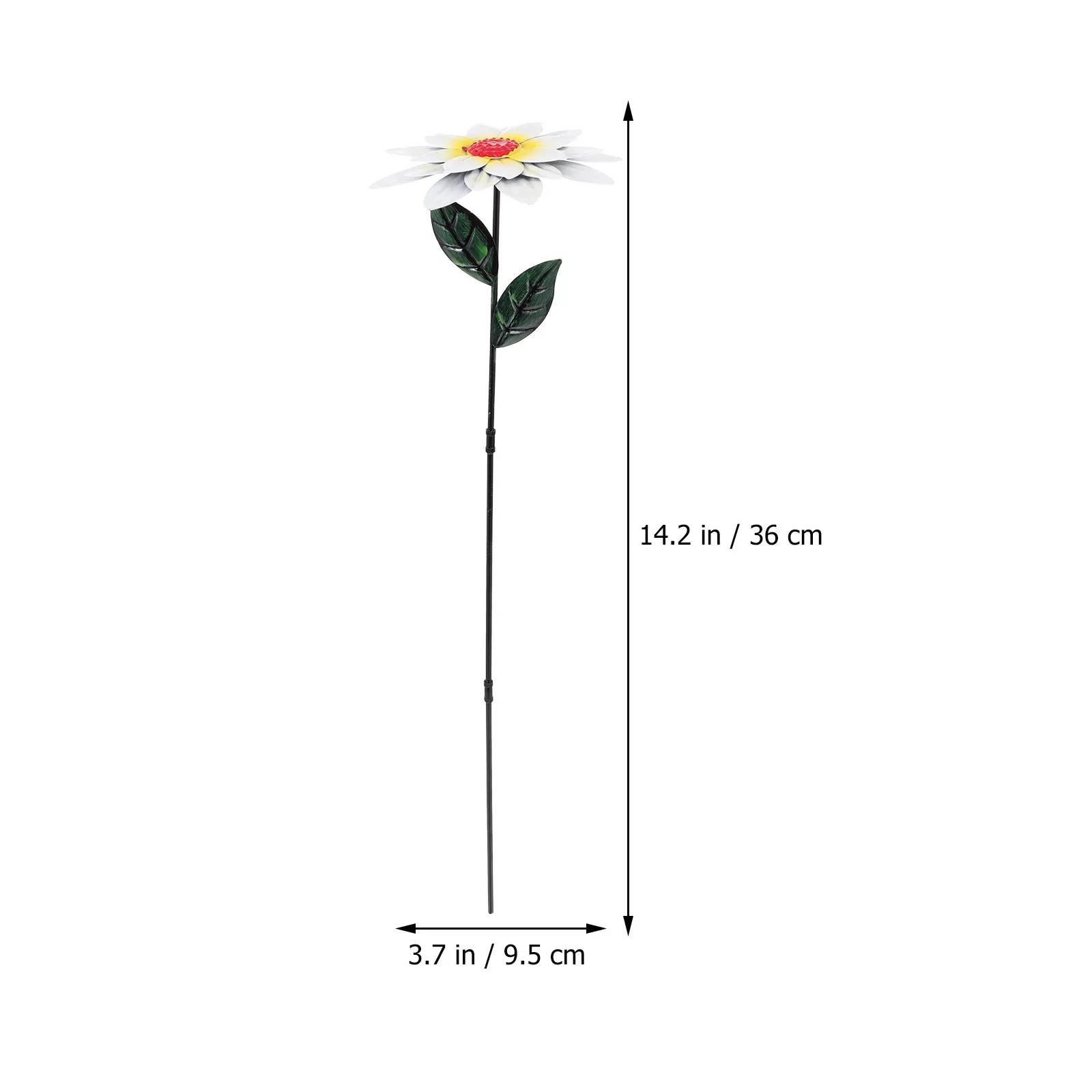 

Iron Flower Props Metal Garden Stake Decorative Lawn Ornament Flowers Decoration Gardening Art Outdoor Yard Spring Touch Weather