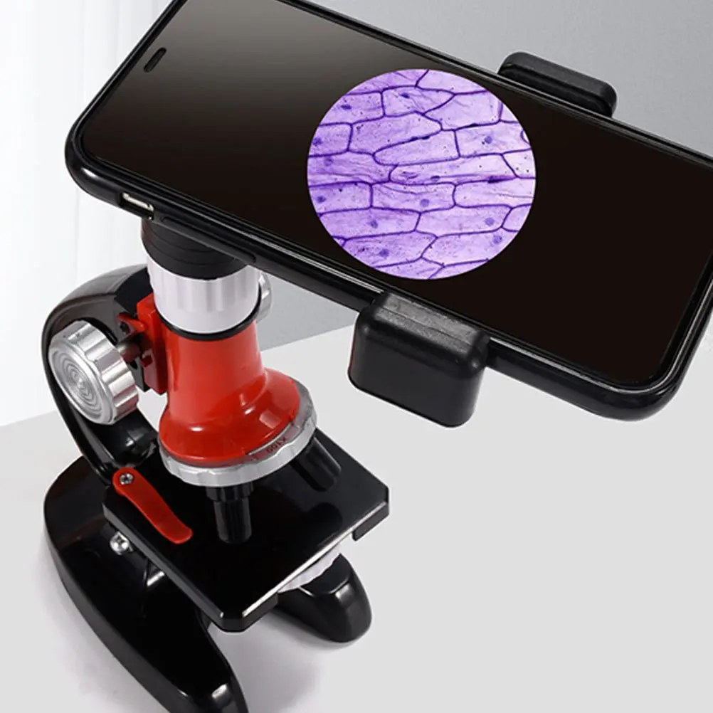 1 مجموعة 1200X عالية الوضوح الاطفال المجهر مصباح ليد المراقبة البيولوجية العلوم التعليمية تجربة التدريس العرض البسيطة #1