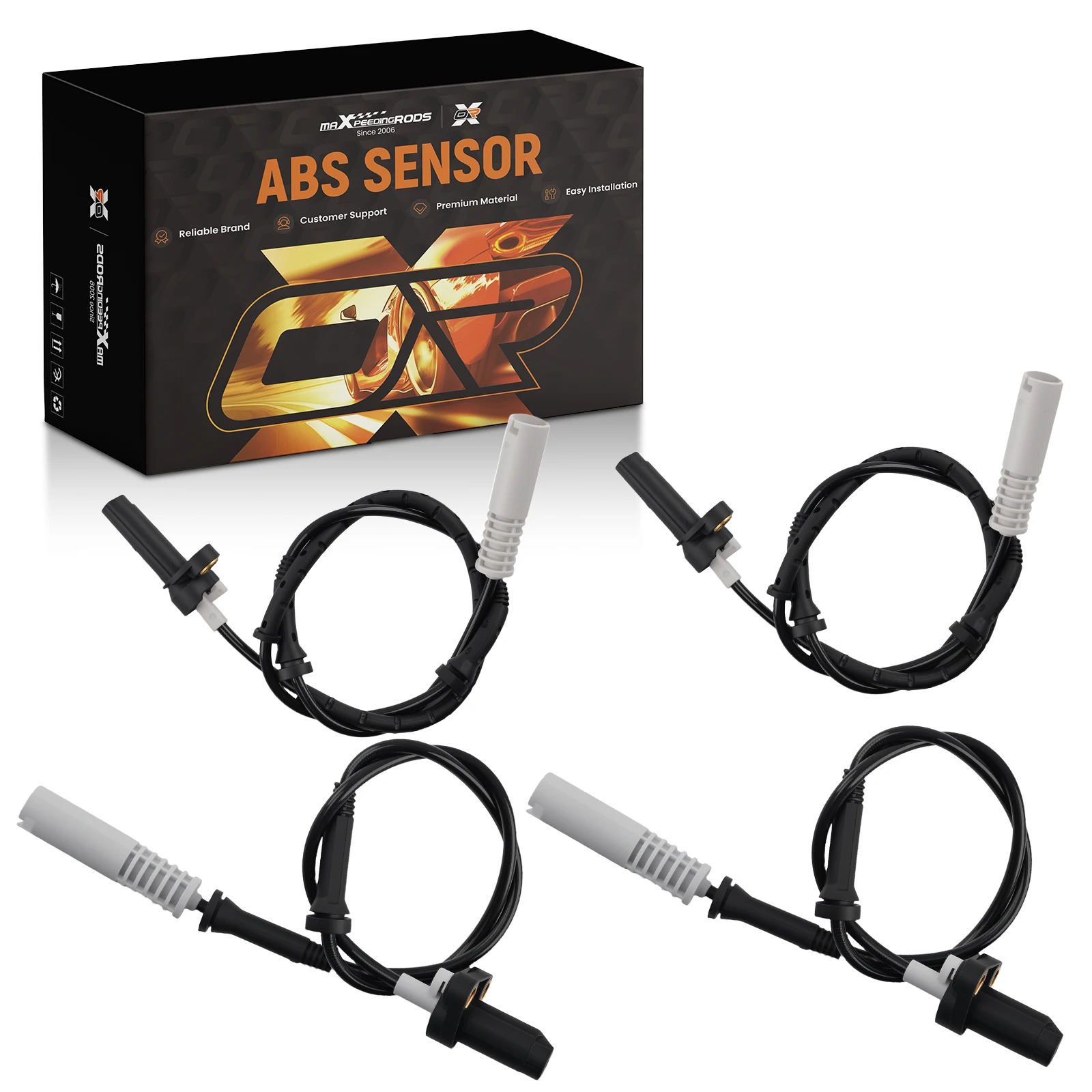 

Датчик скорости колеса ABS (4 шт.) для BMW 328i 540i 4.4L 1997-1998 34521182160 34521182159