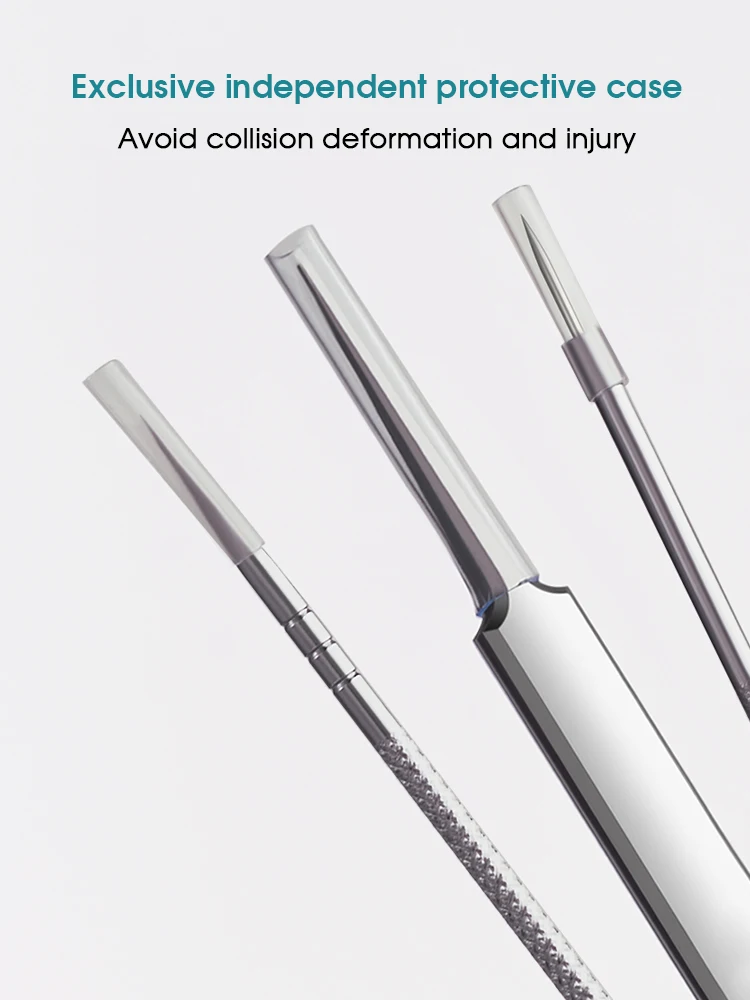 Super Puntige Celclip Acne Naald Set, Ultrafijne Pincet, Mee-Eter Verwijderen En Acne Verwijderen Naald Schoonheid Tool