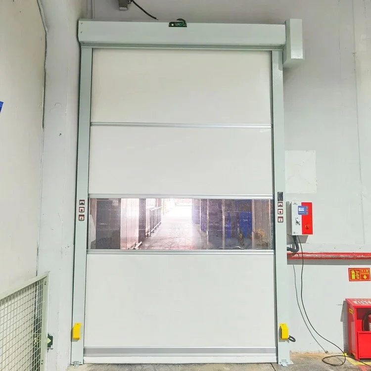 Industrial Automatic Overhead High Speed Fast Acting Rolling Shutter Door For Material Handling/Fast Door