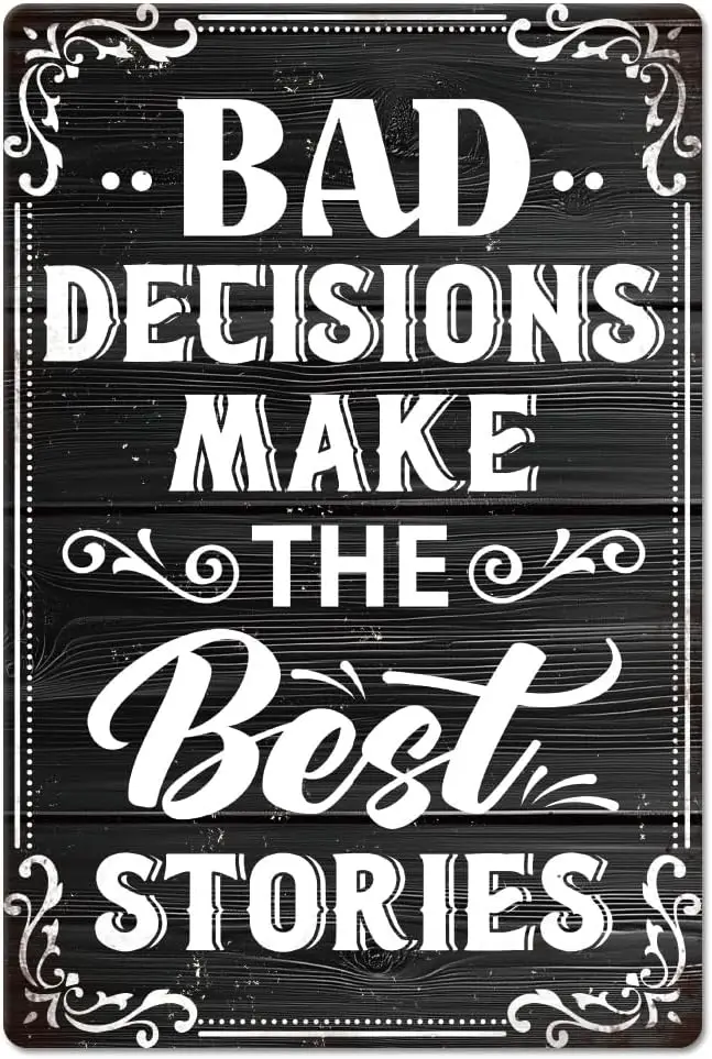 GLOBLELAND The Best Stories Metal Tin Sign 