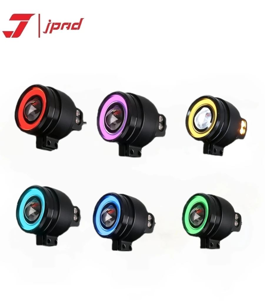 

Motorcycle Led Headlight Auxiliary Light J1S High Bright Spotlight Yellow White 120W Scooter Accessories
