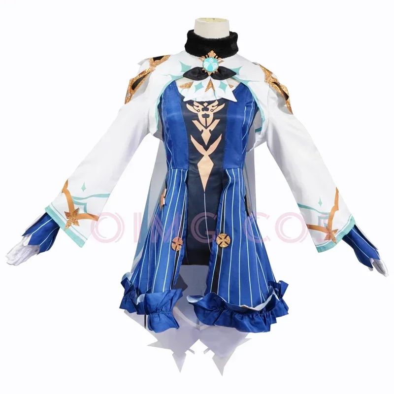 Genshin Impact Sucrose Cosplay Costume Adult Carnival Uniform Wig Anime Halloween Party Costumes Masquerade Women Game
