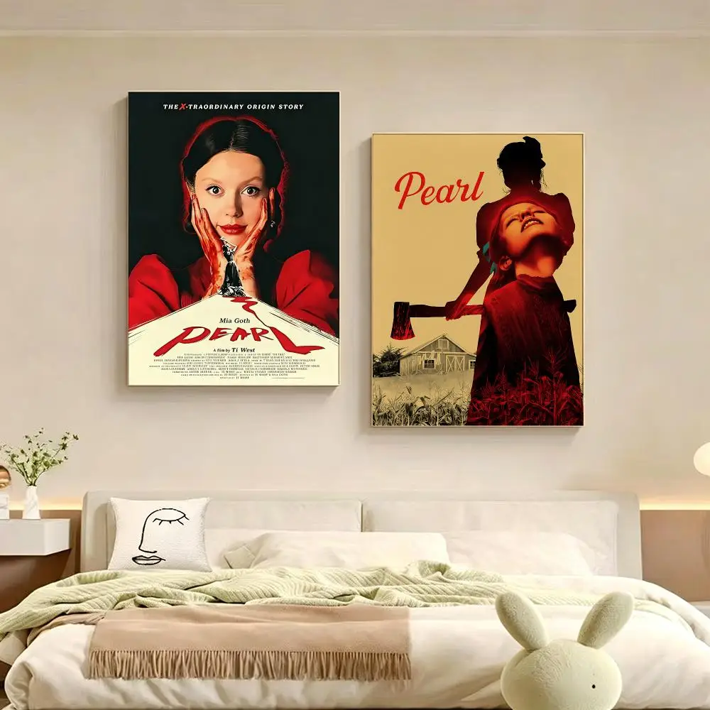 Movie Pearl Poster Poster Multiple Sizes  frameless Creamy Style Wall Art Home Decor For Living Room Bedroom gift