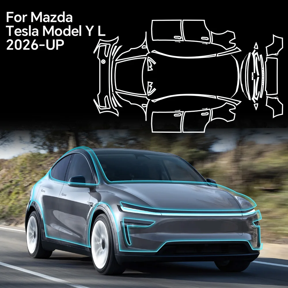 For Tesla Model Y L 2026 2027 PPF TPU Anti-Scratch Pre-cut PPF Paint Protection Film Car Clear Bra Resistant Repairable Cover